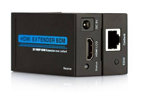 Extender  HDMI -Extender 60 Metros - Cat-5e Cat-6 - 3D - 1080p