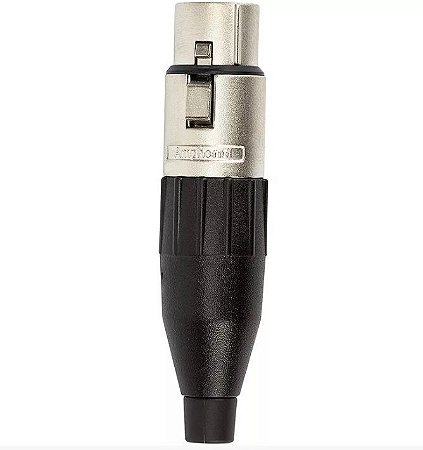 Conector Plug XLR Fêmea AC3F - Amphenol