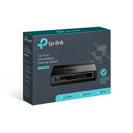 Switch 16 Portas Jetstream 10/100MBPS TL-SF1016D Tp-Link