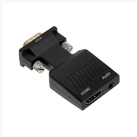 Conversor VGA x HDMI portátil com Áudio