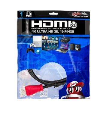 Cabo HDMI 2.0 Premium Ultra HD 4K@50/60 3D, Cirilo Cabos - 1 metro