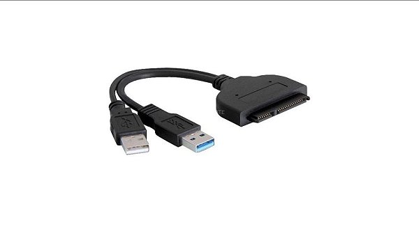 Cabo Conversor Usb 2.0 E 3.0 Para Hd Notebook Sata 3.0