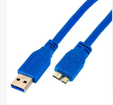 Cabo USB A para Micro B 3.0 Superspeed 5Gbps 30 Cm