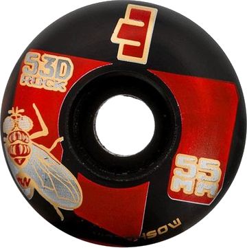 moska rodas skate 55mm black rock 3d