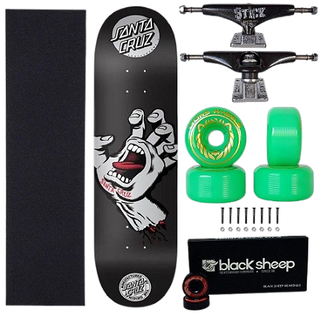 Skate Santa Cruz Montado 8.0 Profissional