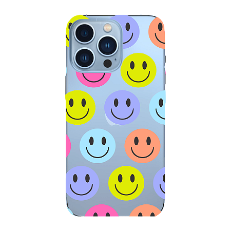 Capinha para iPhone 13 Pro Anti Impacto Personalizada - Smiles - Sorrisos