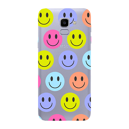 Capinha para Samsung J6 Anti Impacto Personalizada - Smiles - Sorrisos