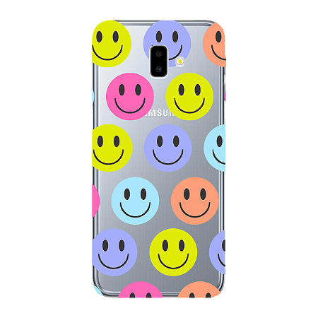 Capinha para Samsung J6 Plus Anti Impacto Personalizada - Smiles - Sorrisos