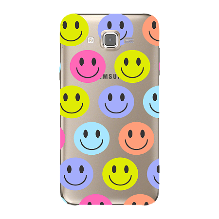 Capinha para Samsung J7 Neo Anti Impacto Personalizada - Smiles - Sorrisos