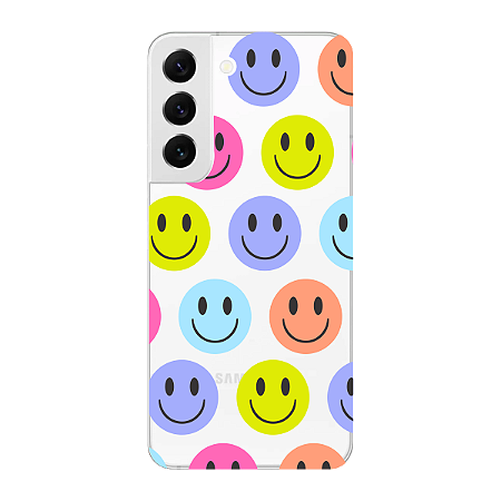 Capinha para Samsung S22 Plus Anti Impacto Personalizada - Smiles - Sorrisos