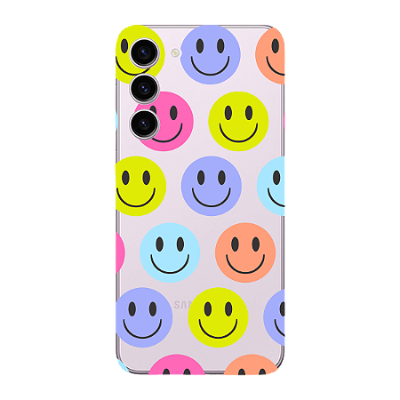 Capinha para Samsung S23 Anti Impacto Personalizada - Smiles - Sorrisos