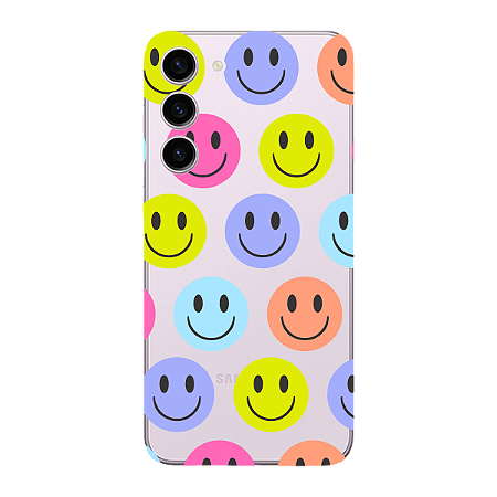 Capinha para Samsung S23 Plus Anti Impacto Personalizada - Smiles - Sorrisos