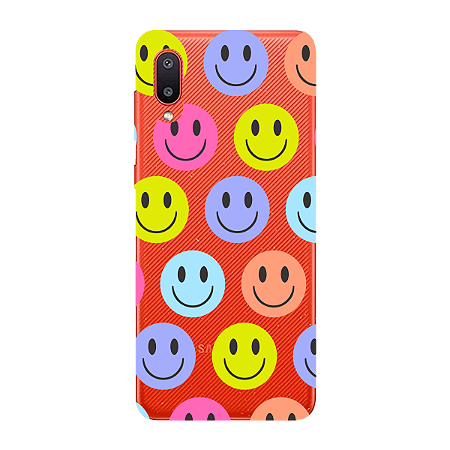 Capinha para Samsung M02 Anti Impacto Personalizada - Smiles - Sorrisos