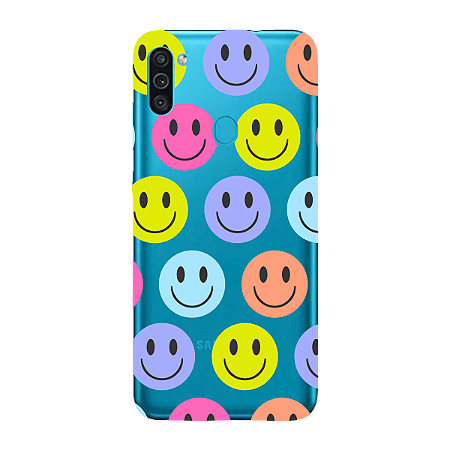 Capinha para Samsung M11 Anti Impacto Personalizada - Smiles - Sorrisos