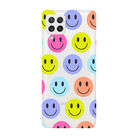 Capinha para Samsung A22 4G Anti Impacto Personalizada - Smiles - Sorrisos