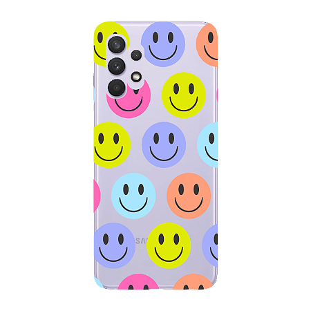 Capinha para Samsung A32 5G Anti Impacto Personalizada - Smiles - Sorrisos