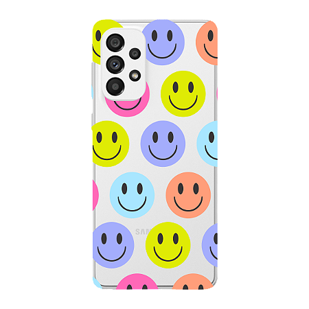 Capinha para Samsung A73 5G Anti Impacto Personalizada - Smiles - Sorrisos
