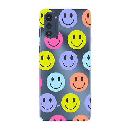 Capinha para Moto E32 Anti Impacto Personalizada - Smiles - Sorrisos