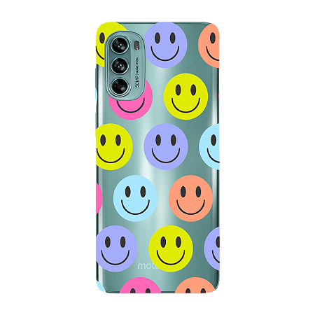 Capinha para Moto G62 Anti Impacto Personalizada - Smiles - Sorrisos