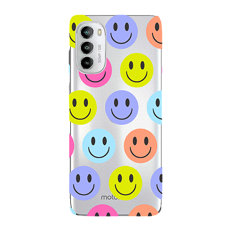 Capinha para Moto G82 Anti Impacto Personalizada - Smiles - Sorrisos