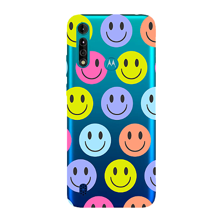 Capinha para Moto G8 Power Lite Anti Impacto Personalizada - Smiles - Sorrisos