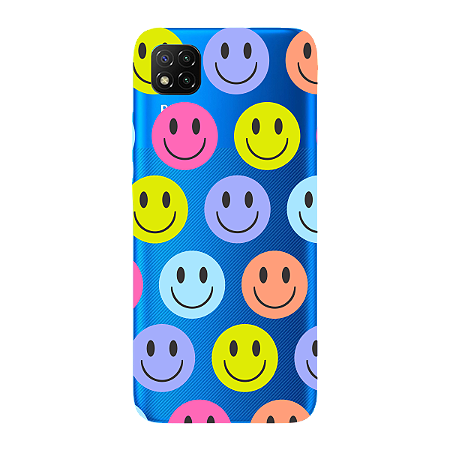 Capinha para Xiaomi Poco C3 Anti Impacto Personalizada - Smiles - Sorrisos