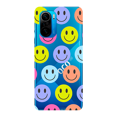 Capinha para Xiaomi Poco F3 Anti Impacto Personalizada - Smiles - Sorrisos