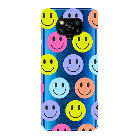 Capinha para Xiaomi Poco X3 Anti Impacto Personalizada - Smiles - Sorrisos