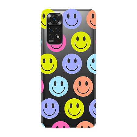 Capinha para Xiaomi RedMi Note 11 Anti Impacto Personalizada - Smiles - Sorrisos