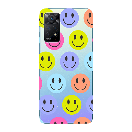 Capinha para Xiaomi RedMi Note 11 Pro 4G e 5G Anti Impacto Personalizada - Smiles - Sorrisos