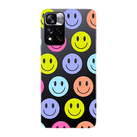 Capinha para Xiaomi RedMi Note 11 Pro+ Plus Anti Impacto Personalizada - Smiles - Sorrisos