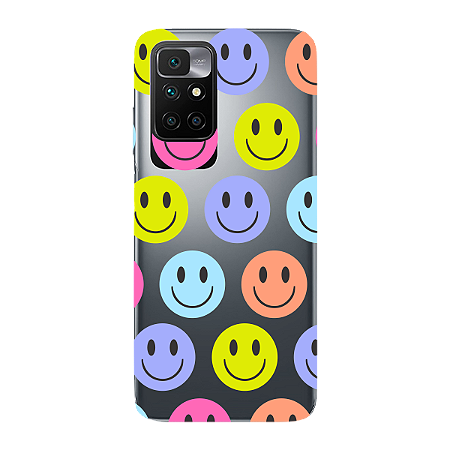 Capinha para Xiaomi RedMi 10 Anti Impacto Personalizada - Smiles - Sorrisos