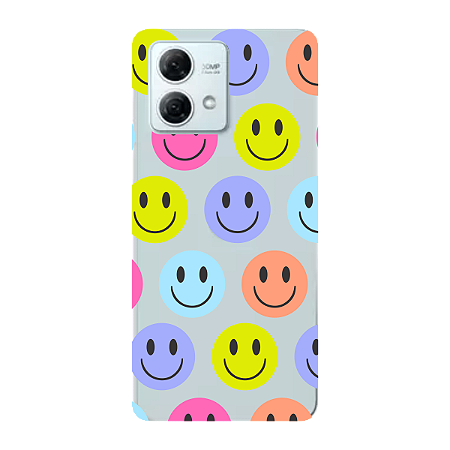 Capinha para Moto G84 Anti Impacto Personalizada - Smiles - Sorrisos