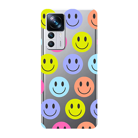 Capinha para Xiaomi Mi 12T Pro Anti Impacto Personalizada - Smiles - Sorrisos