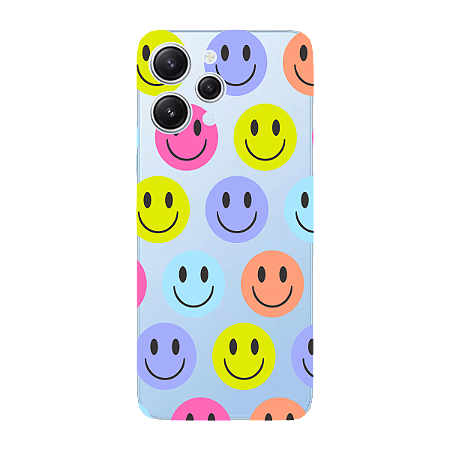 Capinha para Xiaomi RedMi 12 4G Anti Impacto Personalizada - Smiles - Sorrisos