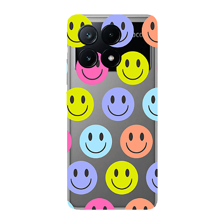Capinha para Xiaomi Poco X6 Pro Anti Impacto Personalizada - Smiles - Sorrisos