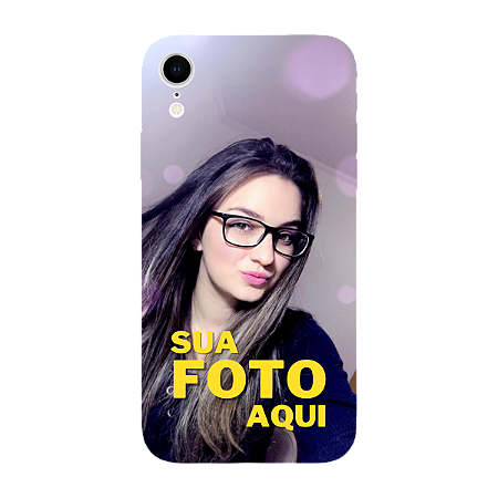 Capinha para iPhone XR Anti Impacto Personalizada Com Foto