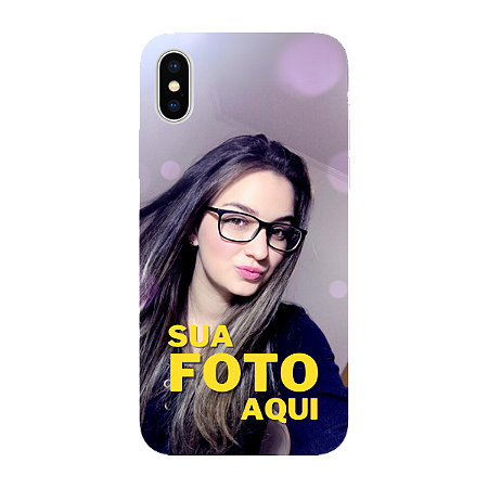 Capinha para iPhone Xs Anti Impacto Personalizada Com Foto