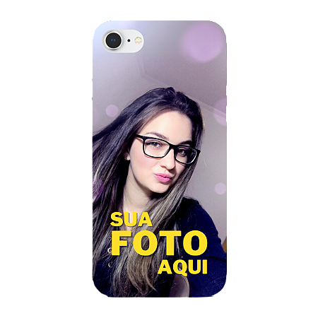 Capinha para iPhone SE 2020 Anti Impacto Personalizada Com Foto