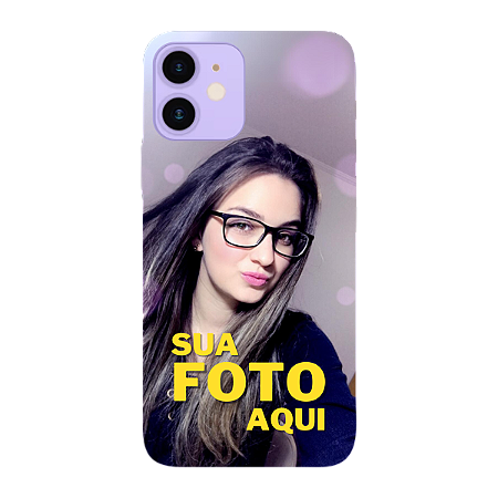 Capinha para iPhone 12 Mini Anti Impacto Personalizada Com Foto
