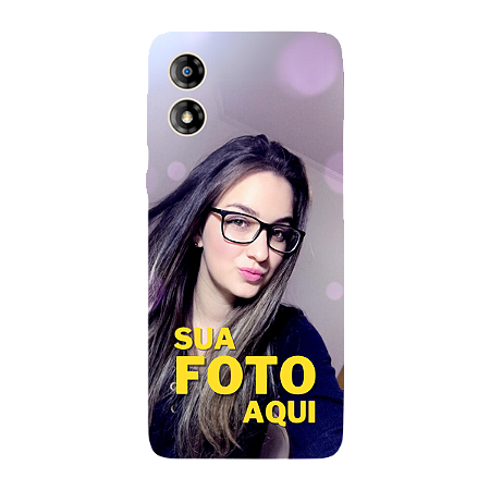 Capinha para Moto E13 Anti Impacto Personalizada Com Foto