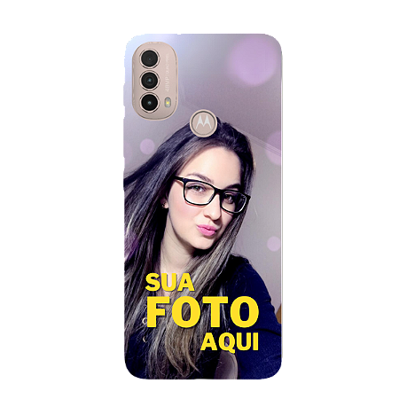 Capinha para Moto E20 Anti Impacto Personalizada Com Foto