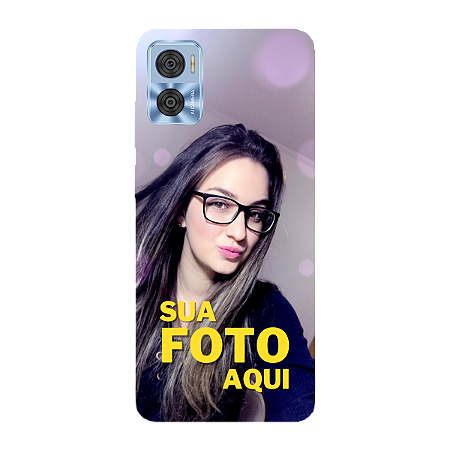 Capinha para Moto E22 Anti Impacto Personalizada Com Foto