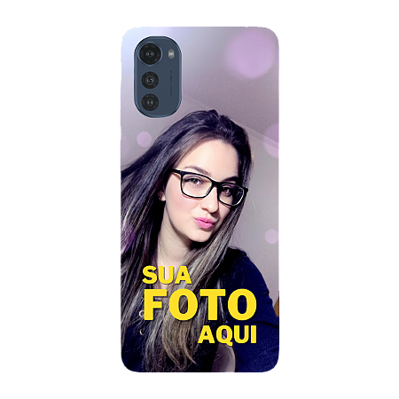 Capinha para Moto E32 Anti Impacto Personalizada Com Foto