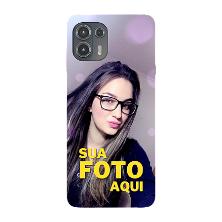 Capinha para Moto Edge 20 Lite Anti Impacto Personalizada Com Foto