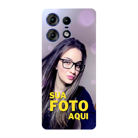 Capinha para Moto Edge 50 Pro Anti Impacto Personalizada Com Foto