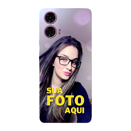Capinha para Moto G24 Anti Impacto Personalizada Com Foto