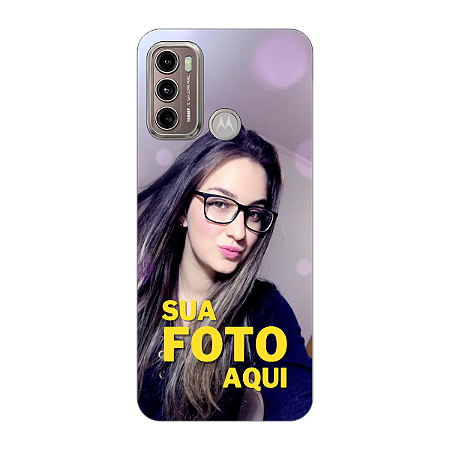 Capinha para Moto G60 Anti Impacto Personalizada Com Foto