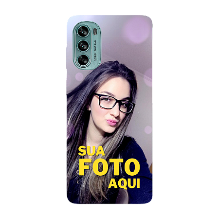 Capinha para Moto G62 Anti Impacto Personalizada Com Foto