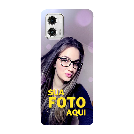 Capinha para Moto G73 Anti Impacto Personalizada Com Foto